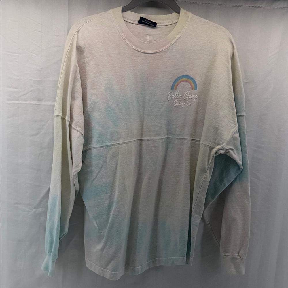 Bella Canvas Women's Cream and Blue Sweater‎